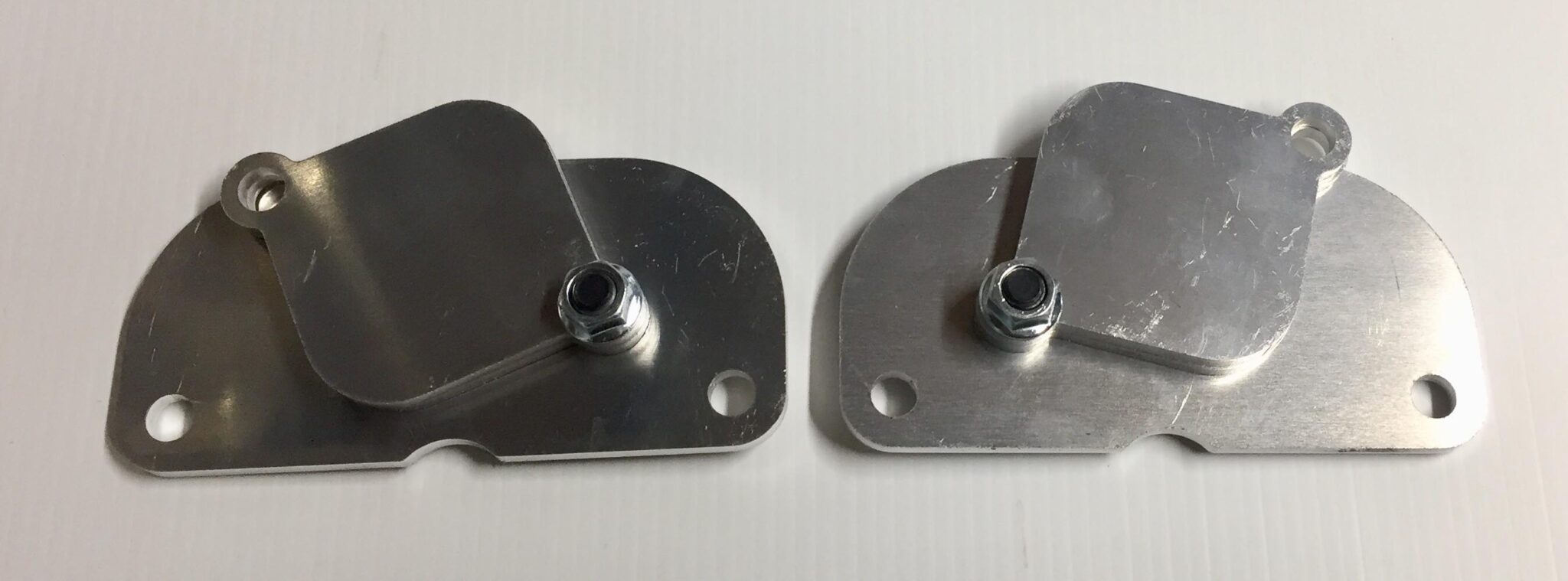 ALUM EXHAUST BLOCK OFF PLATE SET Parr Motorsports