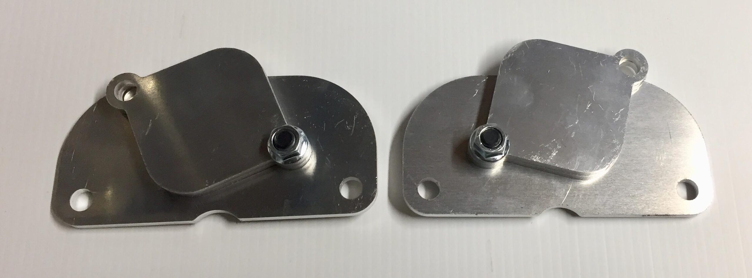 ALUM EXHAUST BLOCK OFF PLATE SET Parr Motorsports